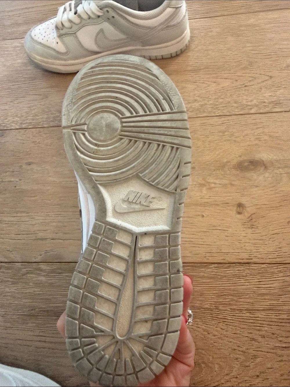 Nike gray and white size US 6 lightly used.